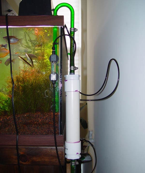 Inline CO₂ Reactor